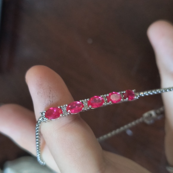 Bolo bracelet ruby rythm and muse - Picture 3 of 3